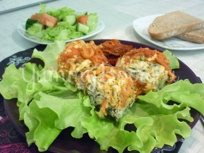 Рецепт простых капустных тефтелек