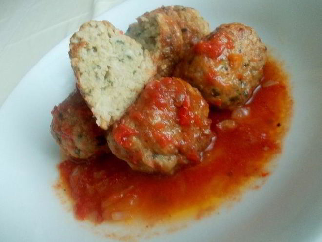 Рецепт рыбно-шпинатных тефтели