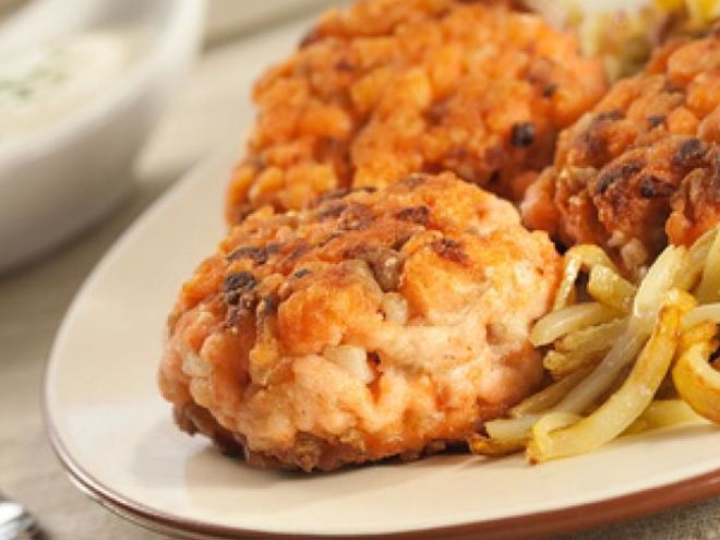 Рецепт рыбных тефтелей с картофелем