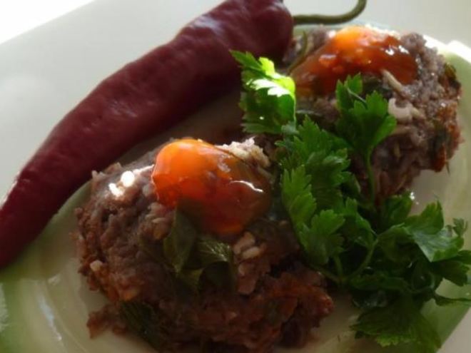 Рецепт рыбных тефтелей с красной капустой и коричневым рисом