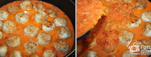 рыбные тефтельки в томатном соусе. Шаг 7