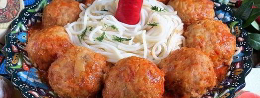 спагетти с тефтелями в томатном соусе. Шаг 15