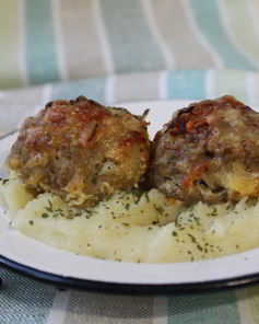 Свиные тефтели в сливочном соусе