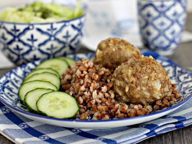 Рецепт тефтелей без подливки в духовке