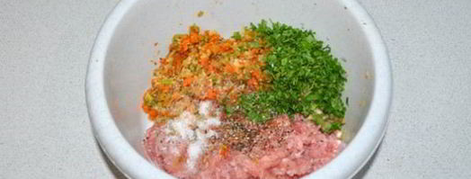 тефтели из фарша с овощами в сметане. Шаг 3