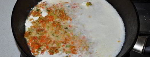 тефтели из фарша с овощами в сметане. Шаг 5