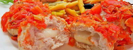 тефтели из индейки с моцареллой в томатном соусе. Шаг 7