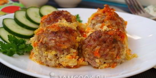 Тефтели из индейки с подливкой