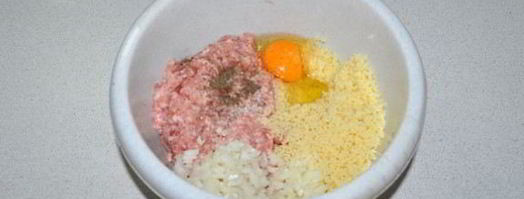 тефтели из мясного фарша с кускусом. Шаг 2