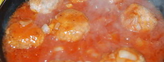 тефтели из семги в томатном соусе. Шаг 10