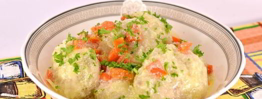 тефтели из свинины и курицы в панировке из манки в сметанном соусе. Шаг 5