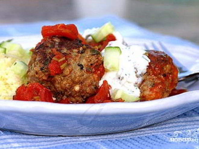 Рецепт тефтелей по-гречески