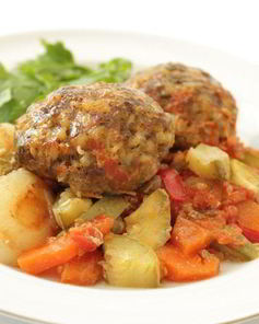 Тефтели с булгуром и кабачком