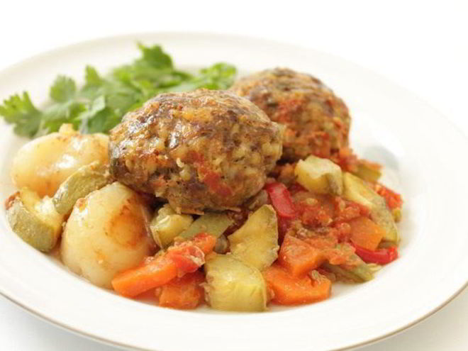 Рецепт тефтелей с булгуром и кабачком