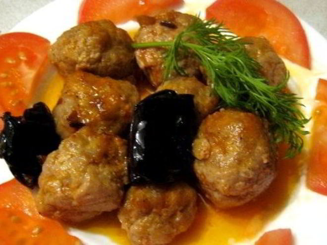 Рецепт тефтелей с черносливом