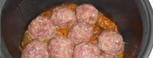 тефтели с гречкой в мультиварке. Шаг 5