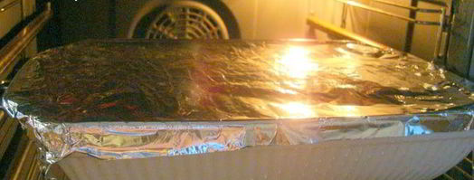 тефтели с грибами, запеченные в духовке в томатно-сметанном соусе. Шаг 9