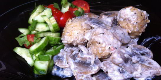 Тефтели с грибами