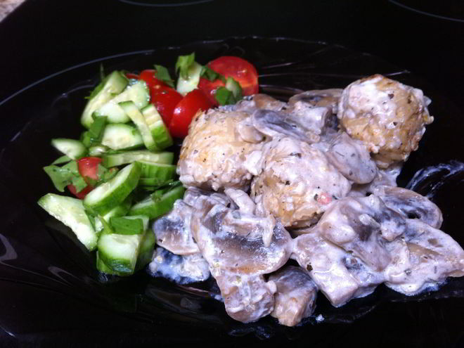 Рецепт тефтелей с грибами