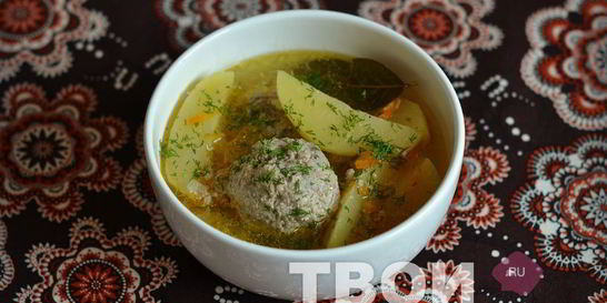 Тефтели с картошкой