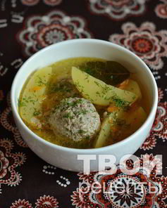 Тефтели с картошкой