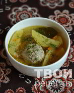 Тефтели с картошкой