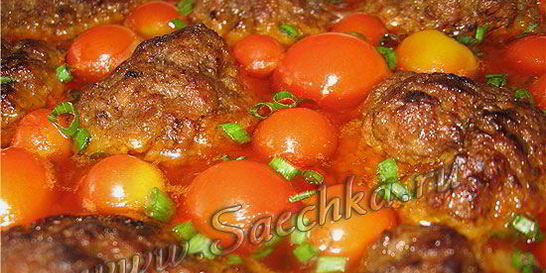 Тефтели с овощами