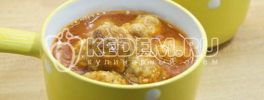 тефтели с подливкой. Шаг 7