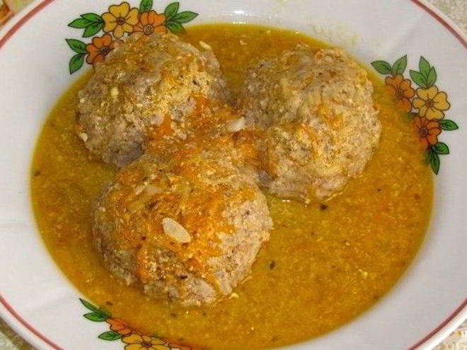 Рецепт тефтелей с подливой в духовке