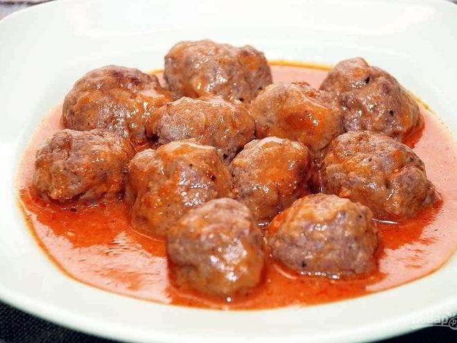 Рецепт тефтелей с соусом