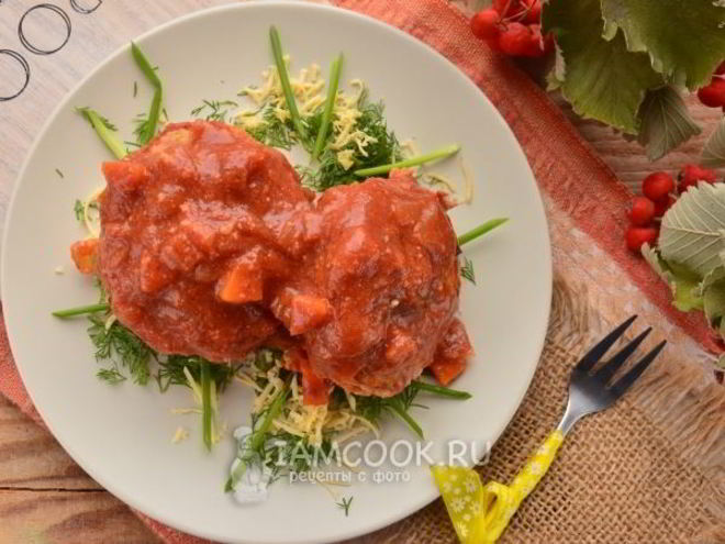 Рецепт тефтелей с сыром в духовке