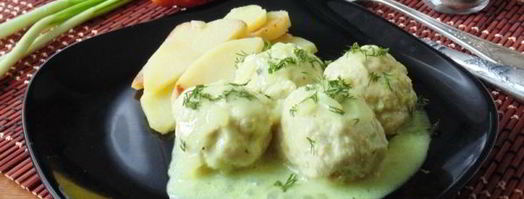 тефтели с яблоками в сметанном соусе. Шаг 13