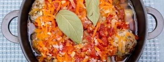 тефтели, тушенные с картофелем. Шаг 6