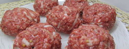 тефтели в беконе с начинкой из моцареллы. Шаг 3