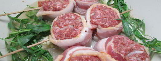 тефтели в беконе с начинкой из моцареллы. Шаг 6