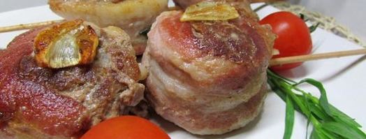 тефтели в беконе с начинкой из моцареллы. Шаг 7