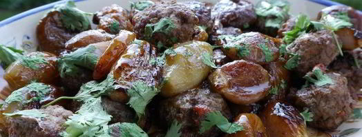 тефтельки из ягнятины с инжиром и луком-шалотом. Шаг 9