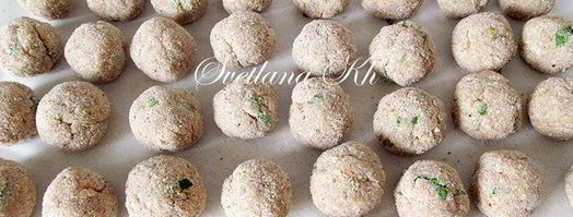 тефтельки с пастой мафальдине в пикантном соусе. Шаг 3