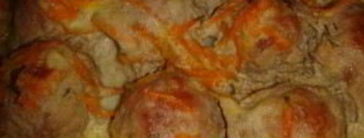 запеченные тефтельки в сметанном соусе. Шаг 7