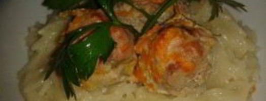 запеченные тефтельки в сметанном соусе. Шаг 8