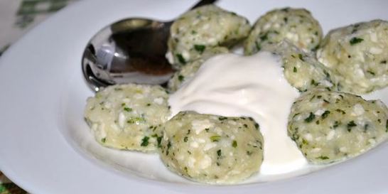 Творожные ньокки со шпинатом