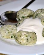 Творожные ньокки со шпинатом