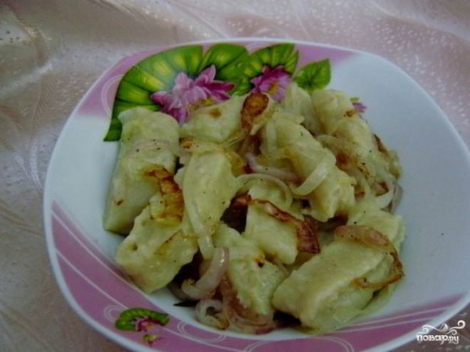 Рецепт ленивых картофельных вареников