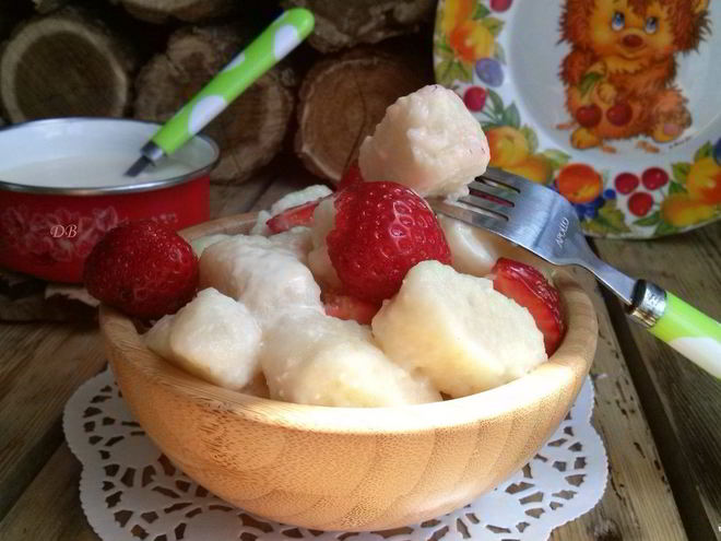 Рецепт ленивых вареников из творога