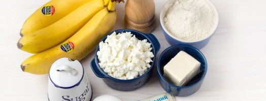 ленивые вареники с бананом. Шаг 2