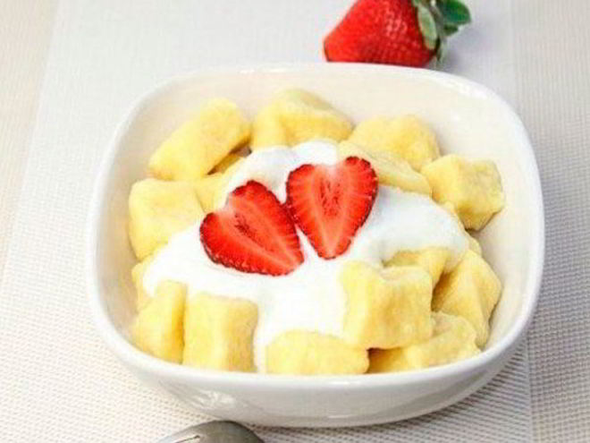 Рецепт ленивых вареников с кокосовой и овсяной мукой