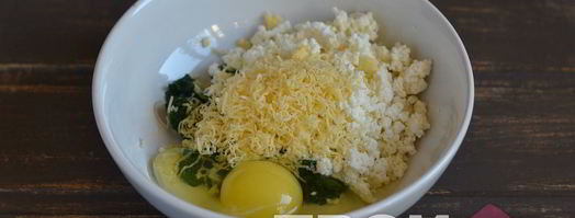 ленивые вареники со шпинатом. Шаг 4