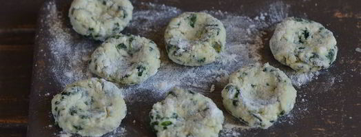 ленивые вареники со шпинатом. Шаг 7