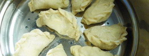 паровые вареники с черникой. Шаг 6