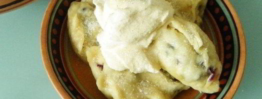 паровые вареники с черникой. Шаг 7